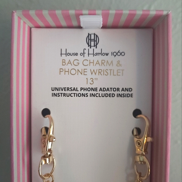 NWT House Of Harlow 1960 Phone Wristlet Chain - Picture 4 of 4